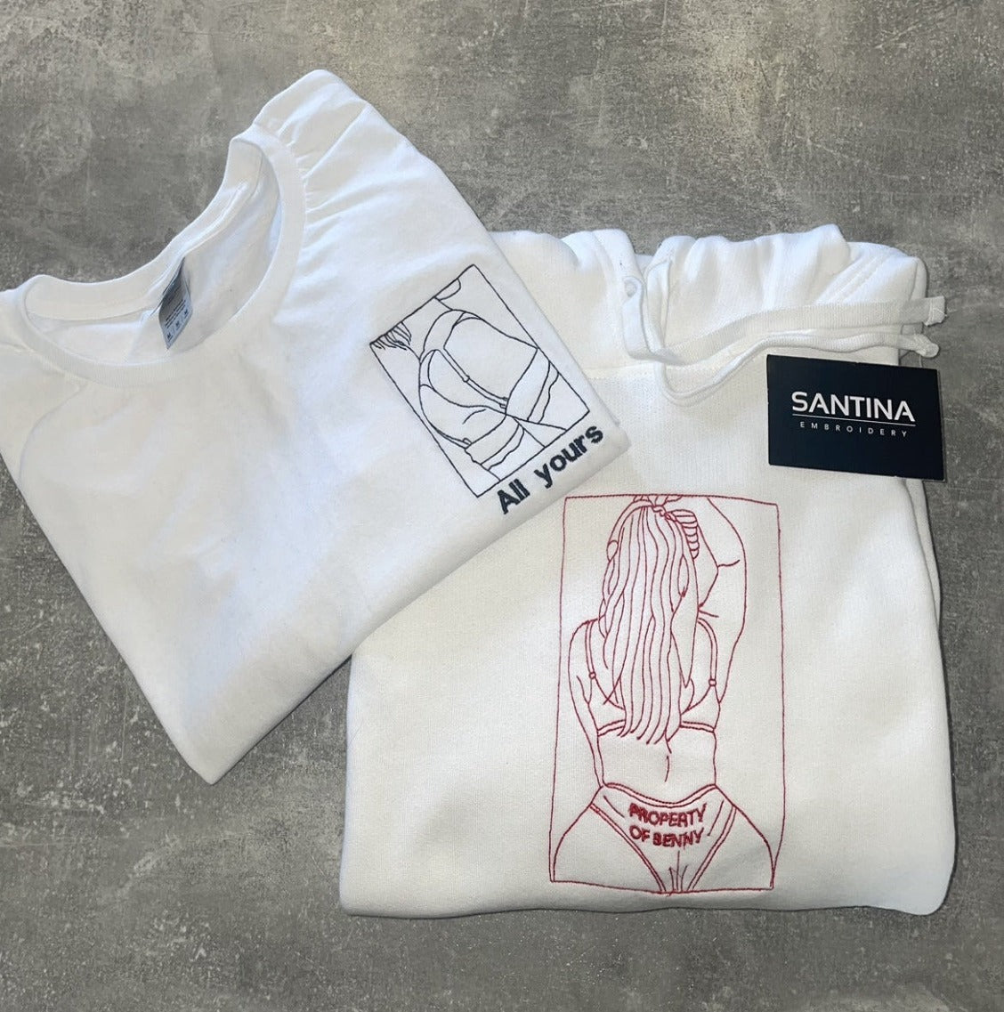 Spicy Embroidered T-Shirt, Sweatshirt, or Hoodie – Santina Embroidery