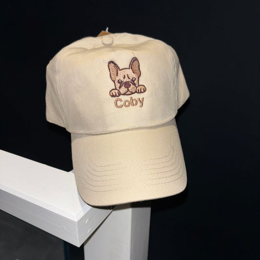 Your πΆ dog breed embroidered cap with dogs name