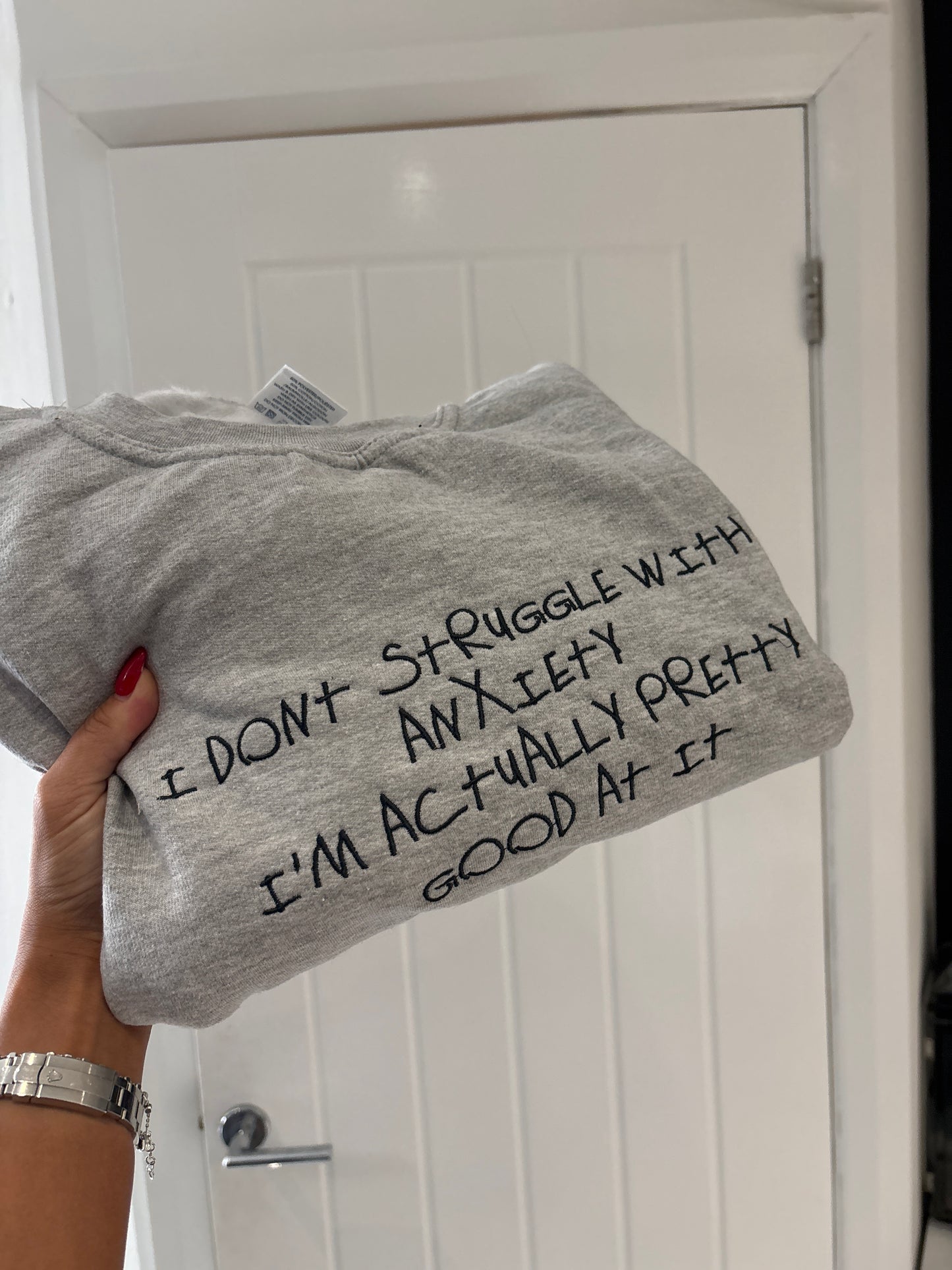 I don’t struggle with anxiety.. tshirt sweater or hoodie