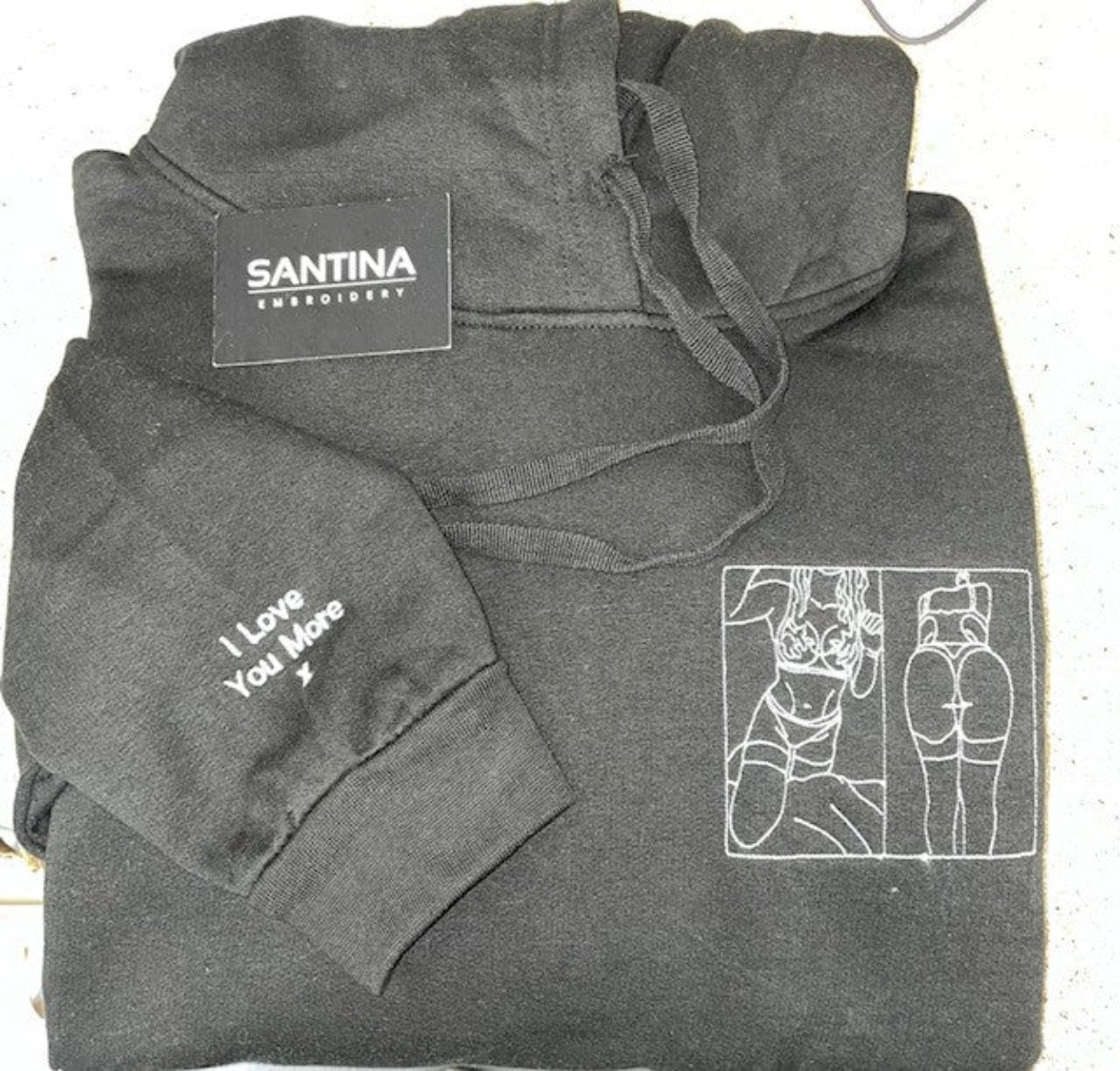 Gift Your Spicy Valentine Our Embroidered Hoodie