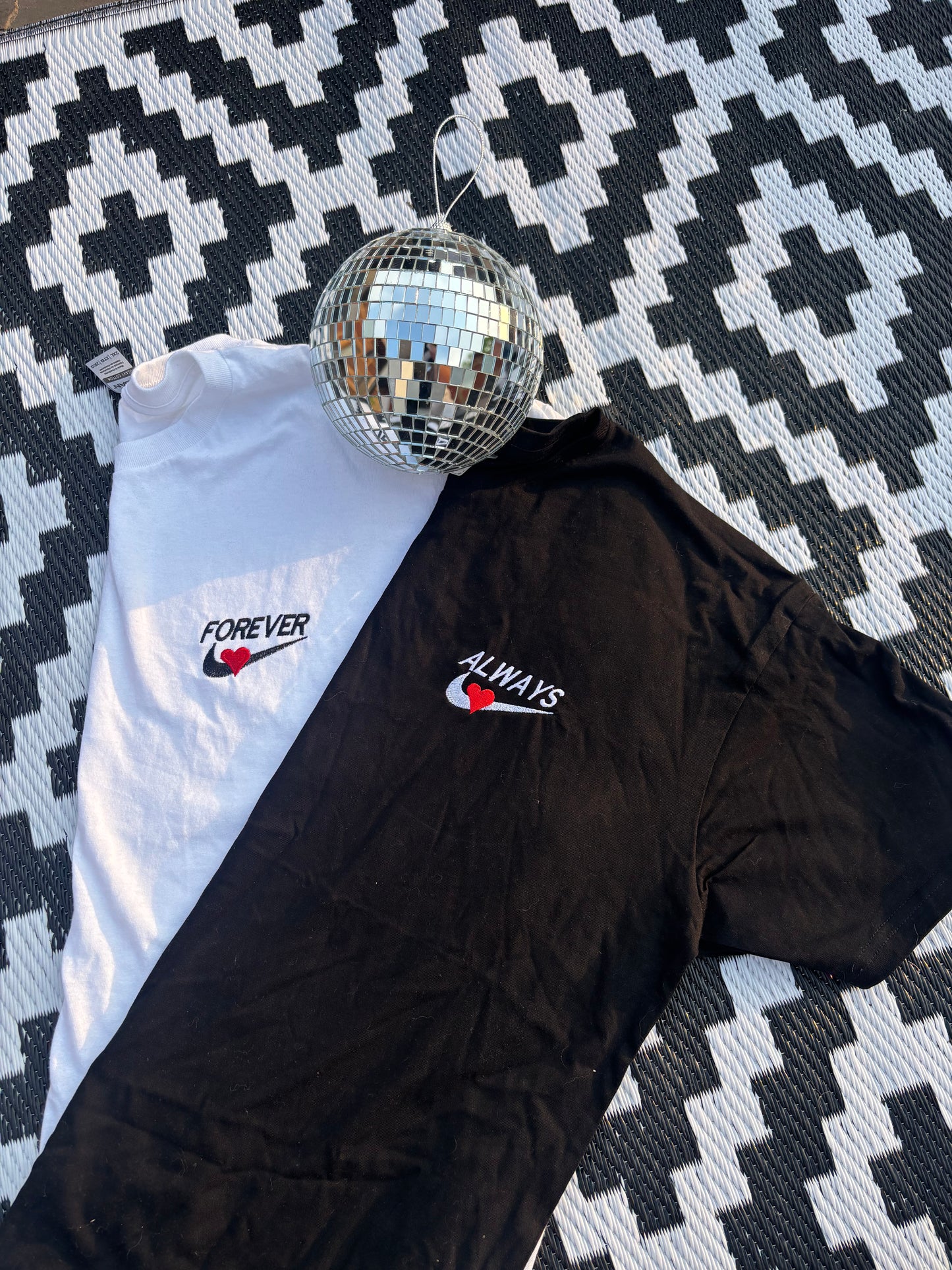 Forever / always tshirt for couples or besties