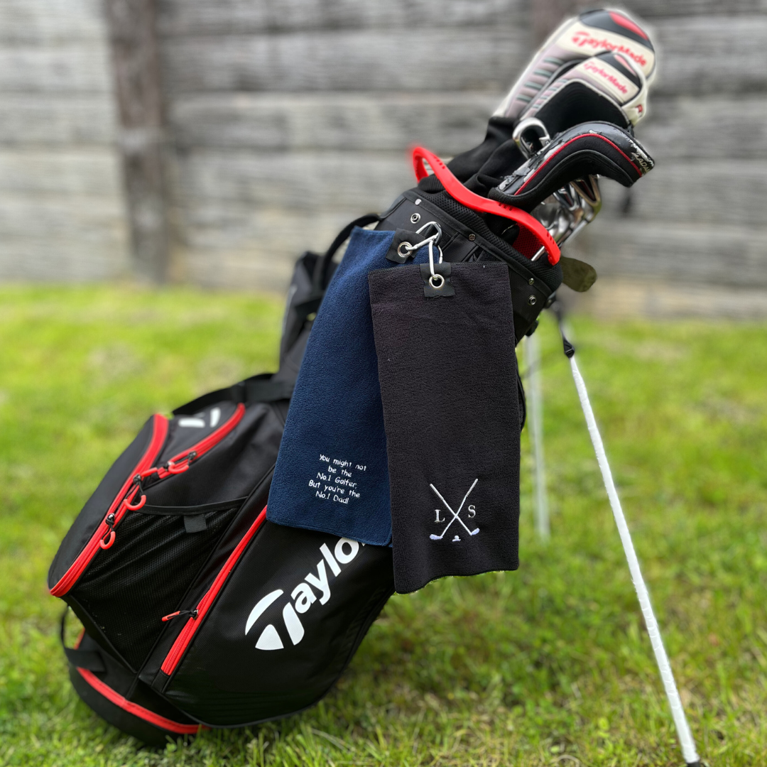Personalised & Custom Golf Polo and Towel Set