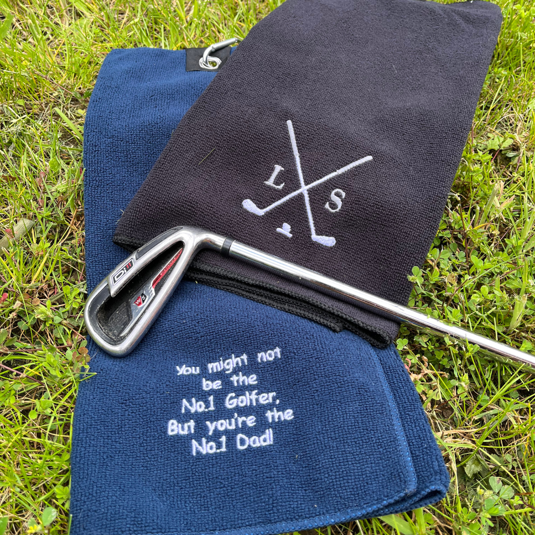 Personalised & Custom Golf Polo and Towel Set