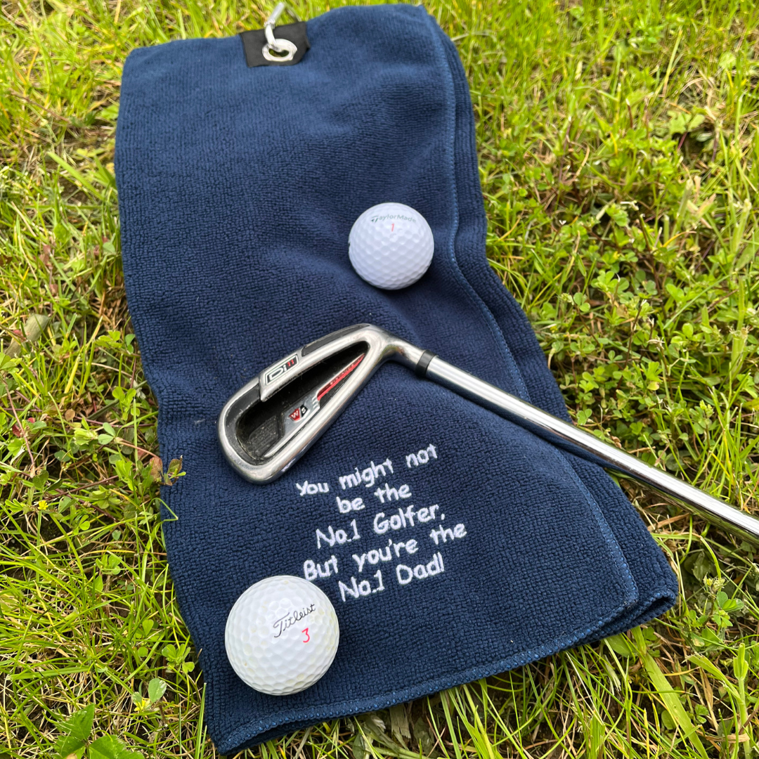 Personalised & Custom Golf Polo and Towel Set