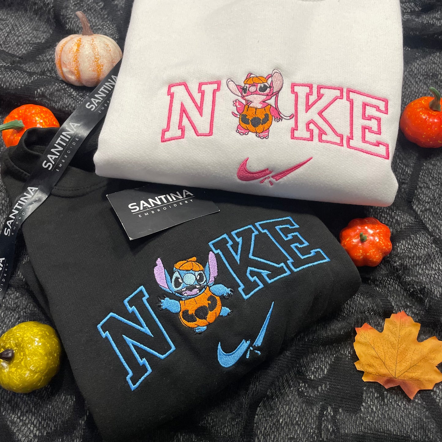 kids stitchey / angela cute halloween sweatshirt or hoodie