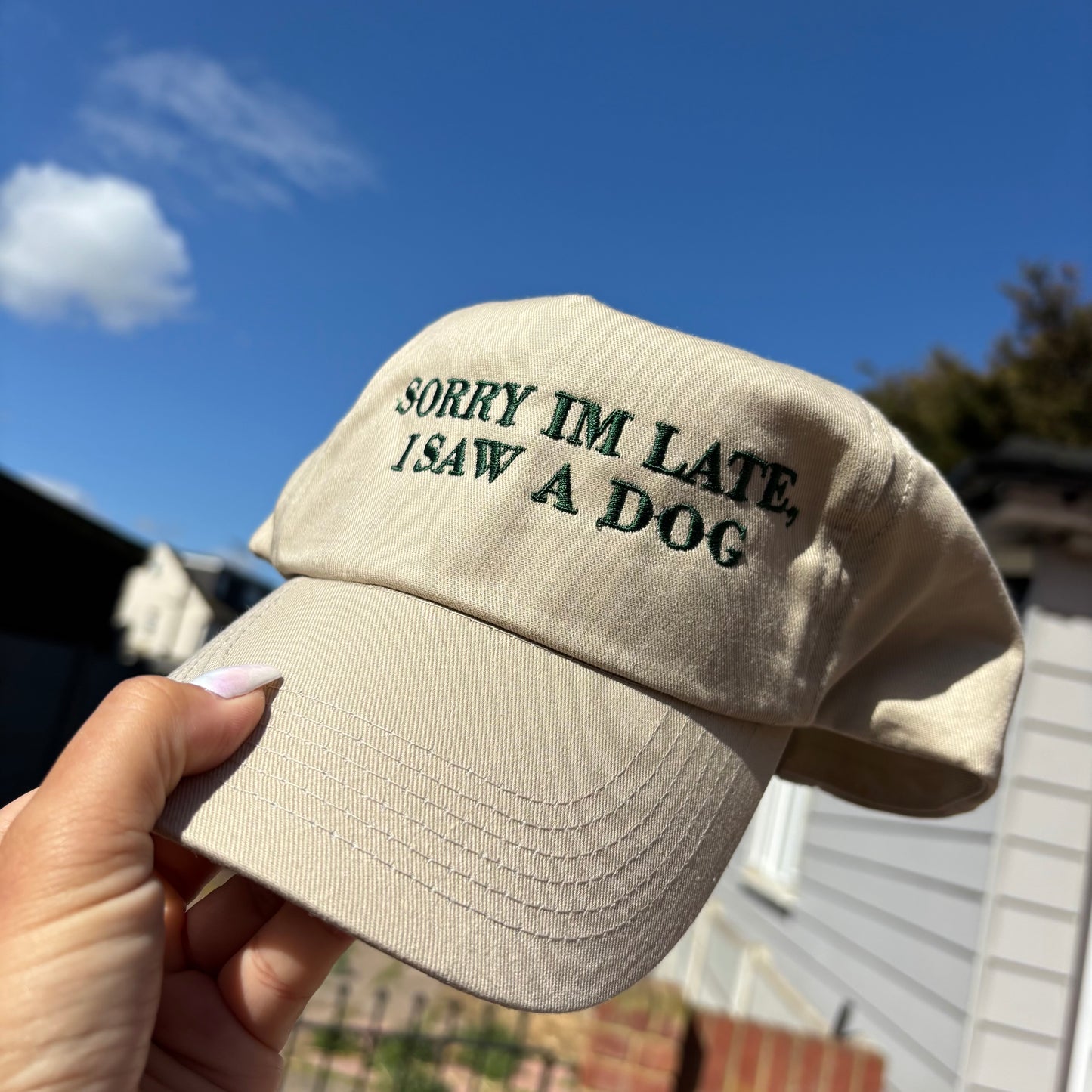 Custom caps with your unique slogan