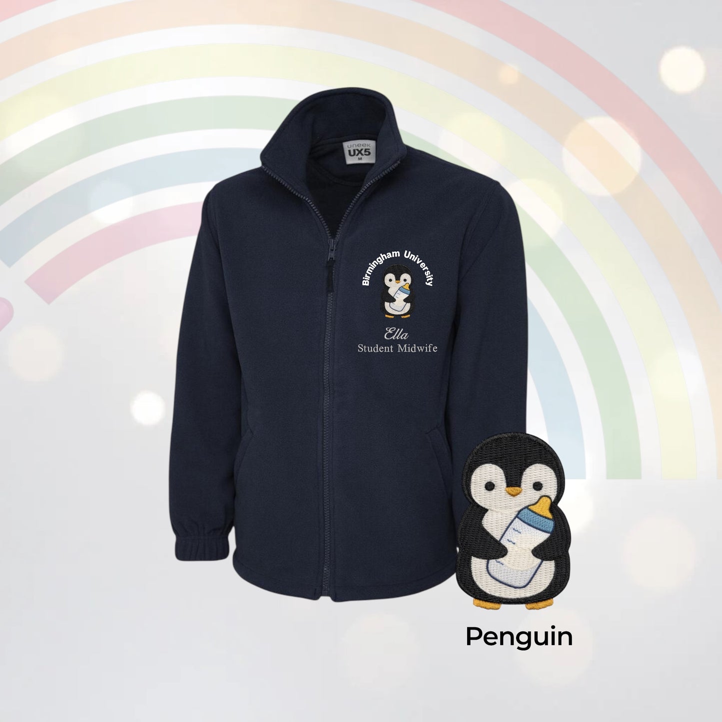 Cute Animal health worker / teacher UNISEX personalised fleece