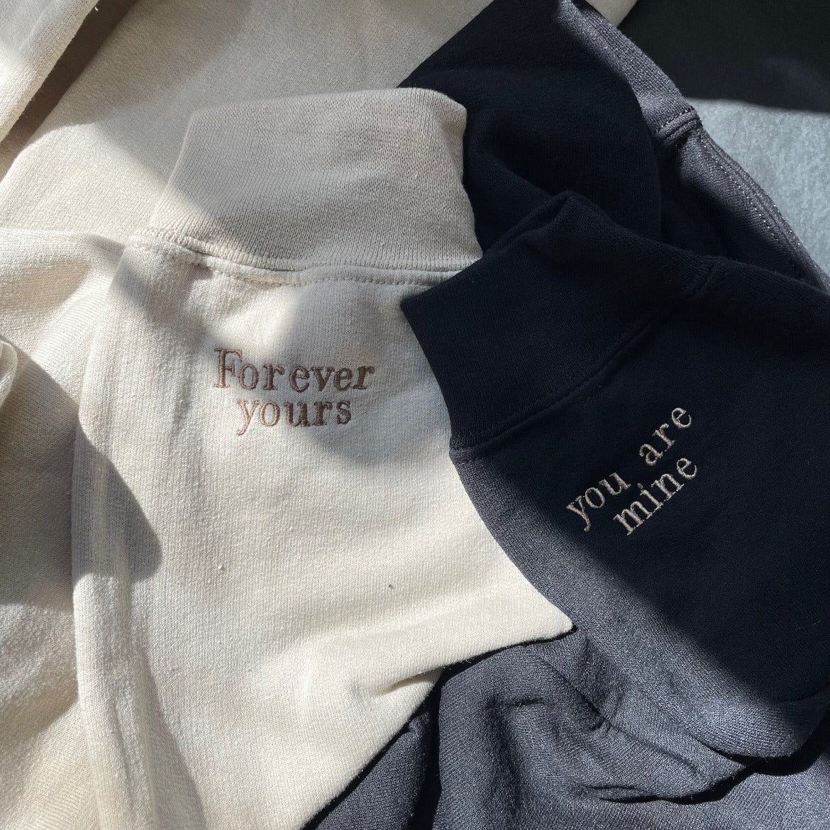 Personalized Hoodie, Custom Message Embroidery