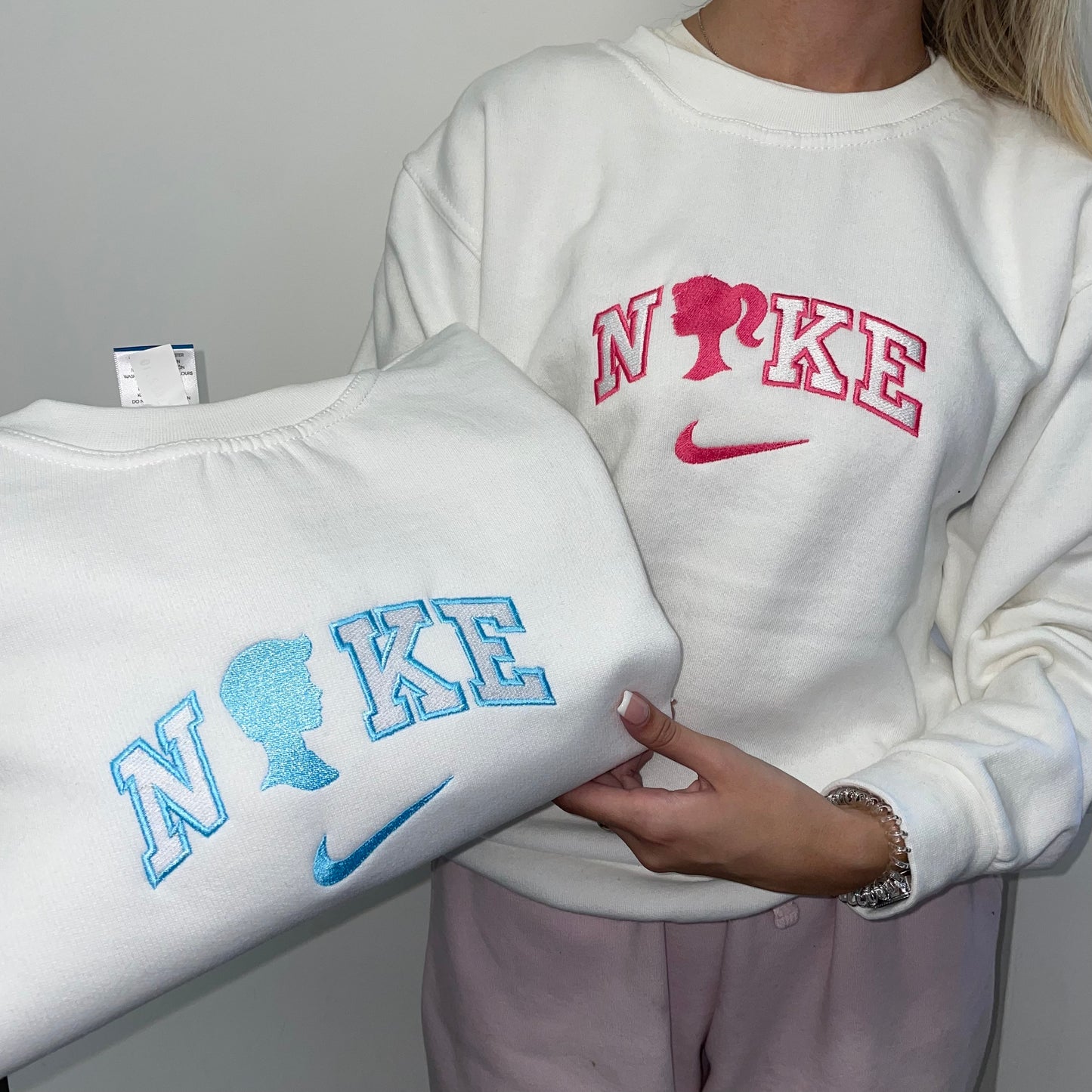 Doll embroidered sweatshirt / hoodie