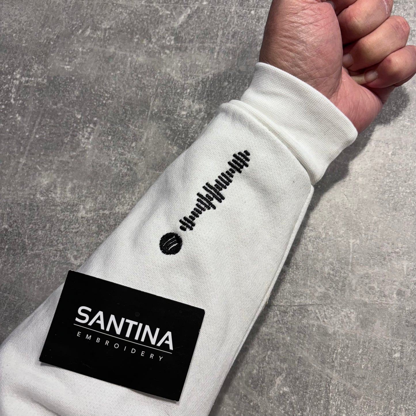 Spotify memorable song embroidered sweatshirt / hoodie