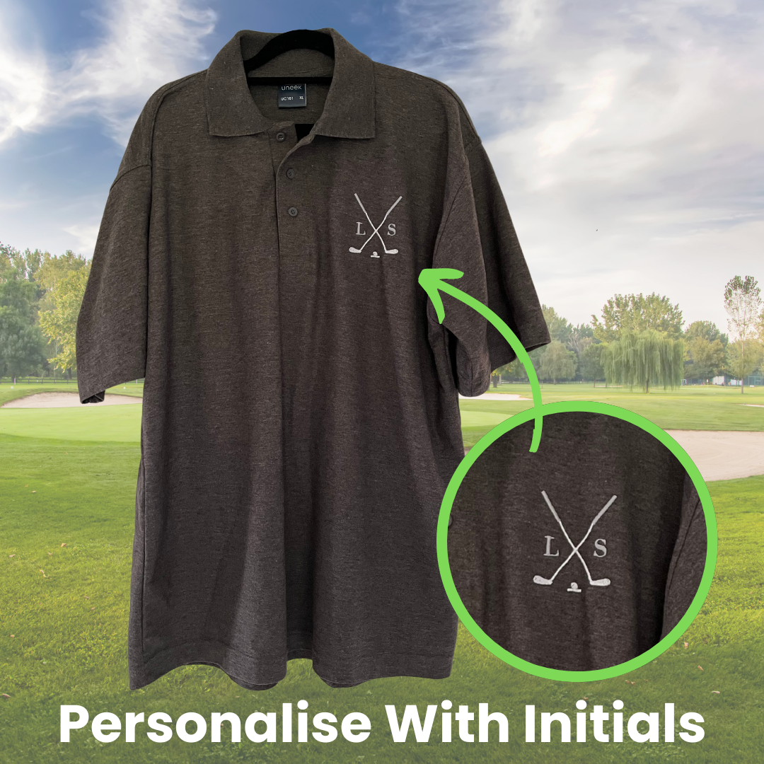 Personalised & Custom Golf Polo and Towel Set