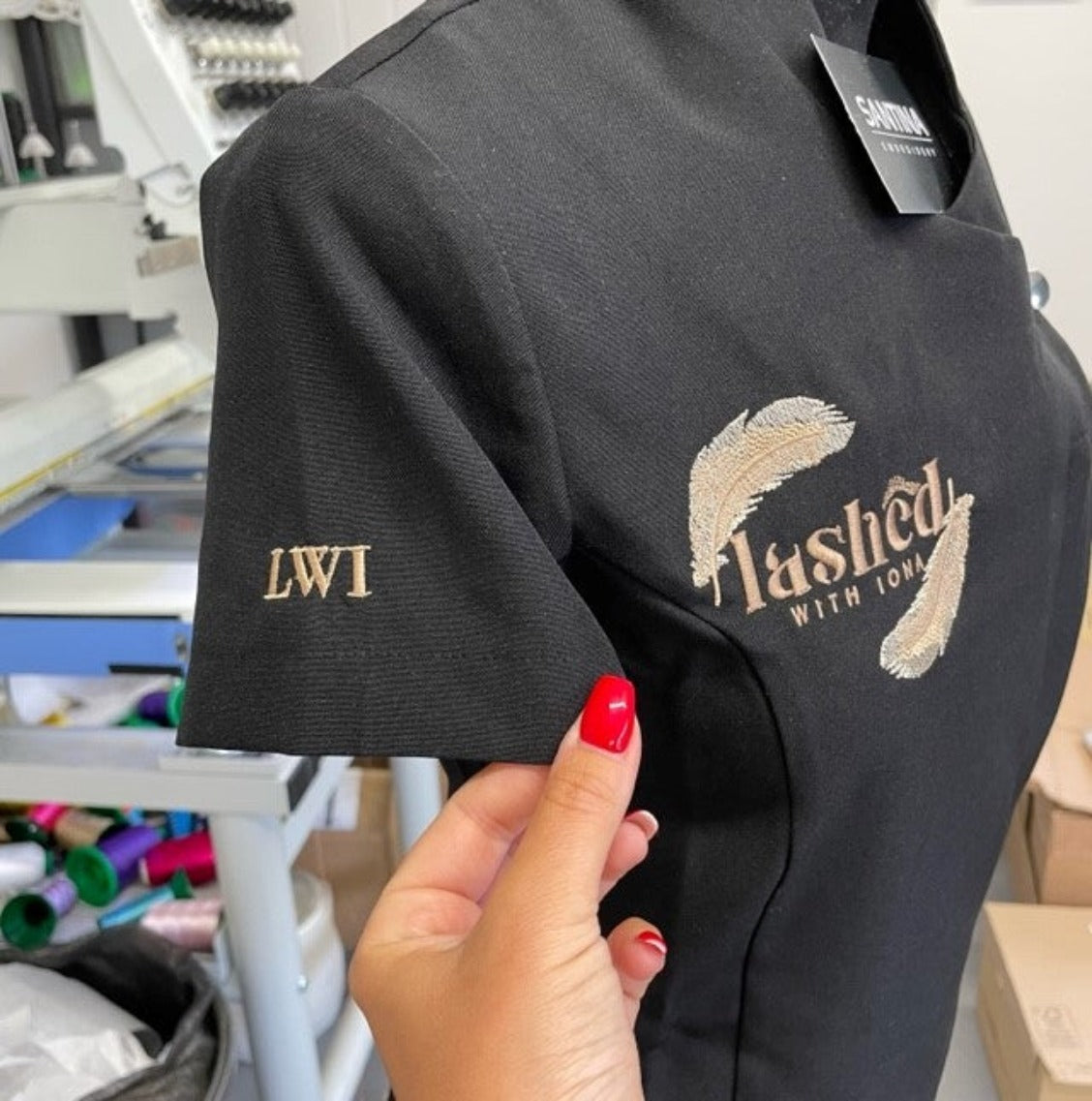 Custom Beauty Tunic for a Polished and Professional Look
