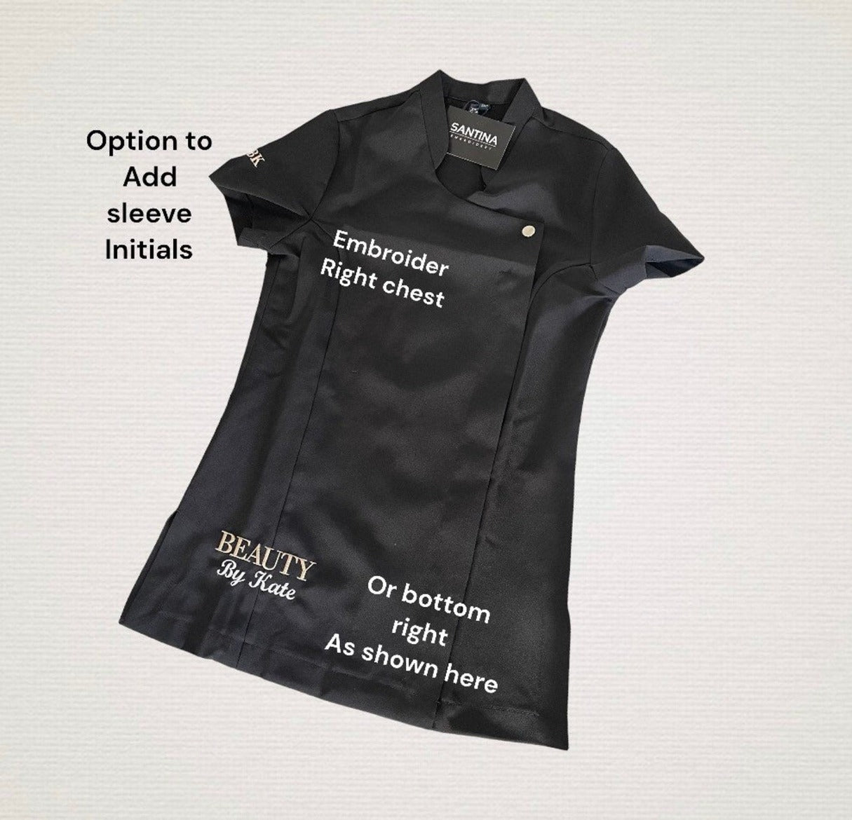 Custom Business Name Tunic - Stand Out in the Beauty Industry