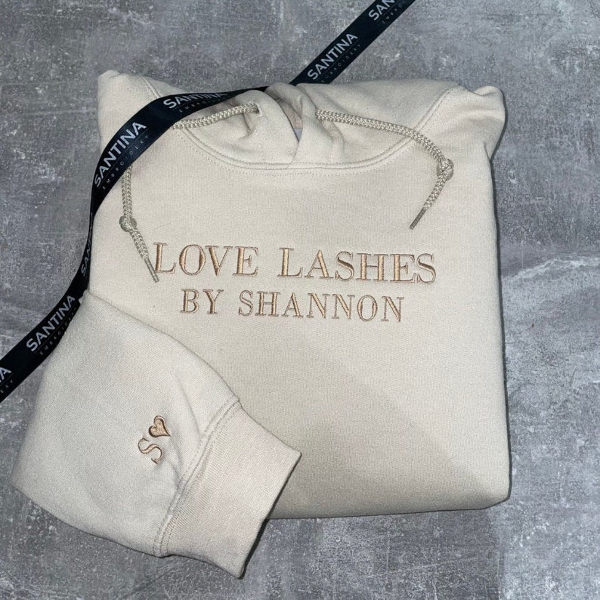 Personalized workwear sweatshirt with custom design