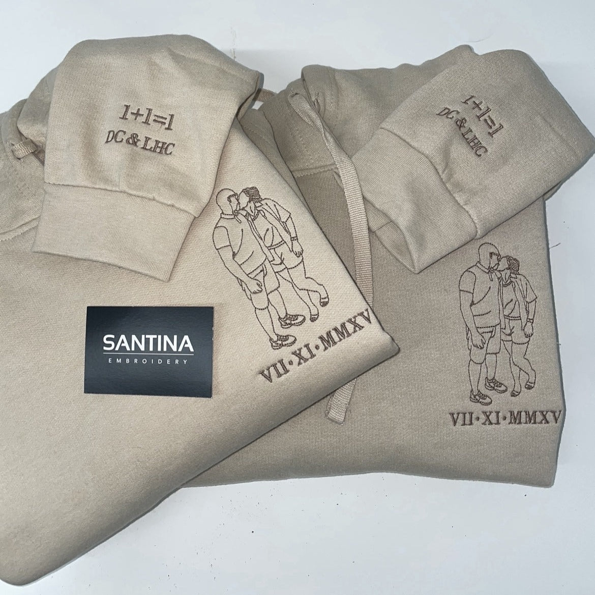 Custom Anniversary sport style sweatshirt hoodie or T-Shirt – Santina  Embroidery