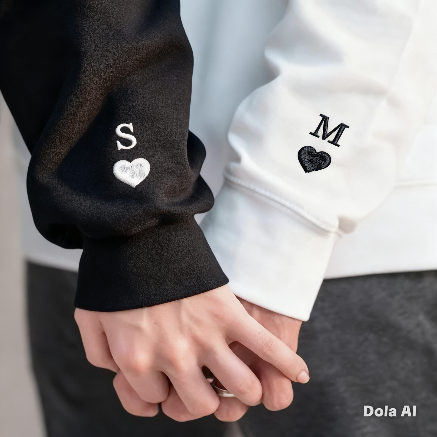 Roman numeral BACK embroidered hoodie