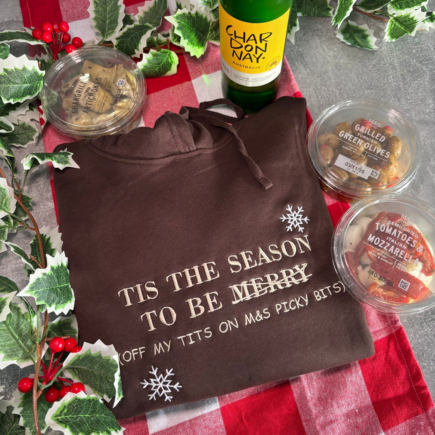 Tis the season to be (your custom phrase) personalisef sweater or hoodie 🎄