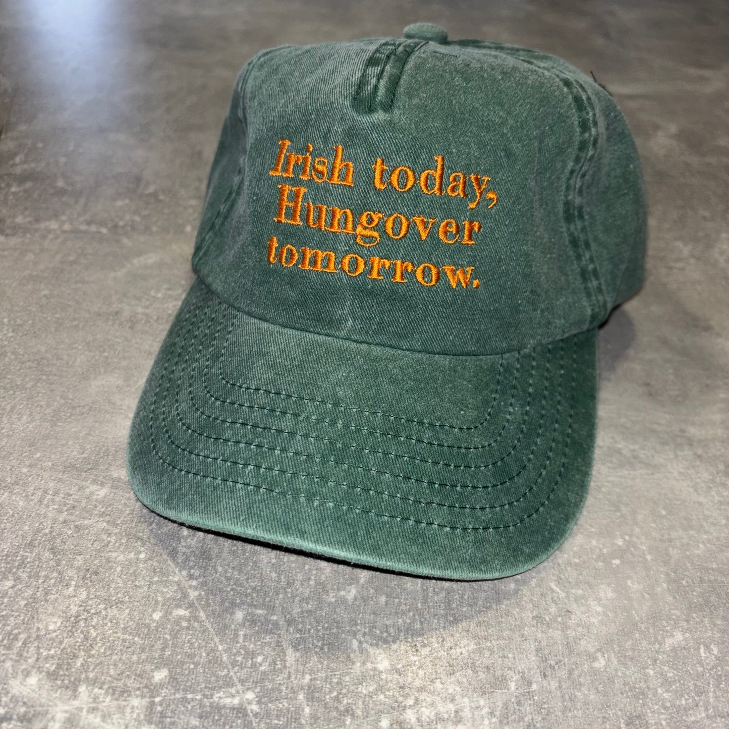 Irish today, hungover tomorrow 🇮🇪 funny relatable at paddy’s day cap