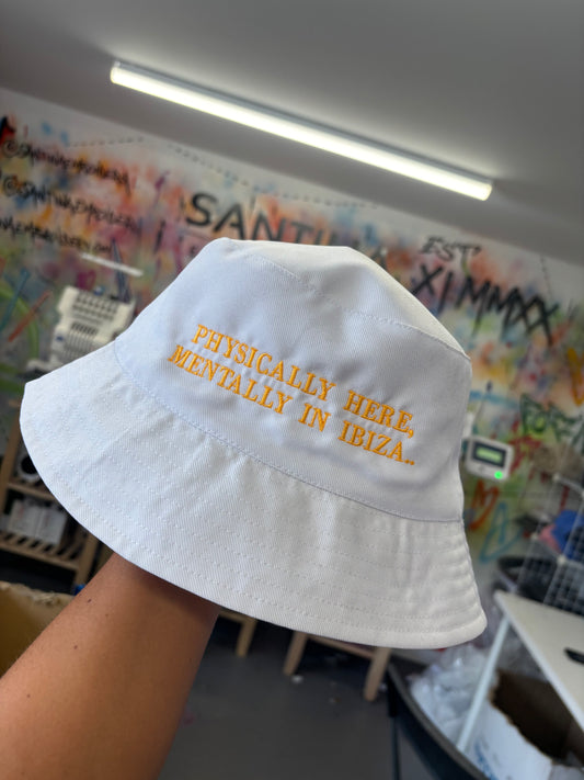 Ibiza embroidered bucket hat