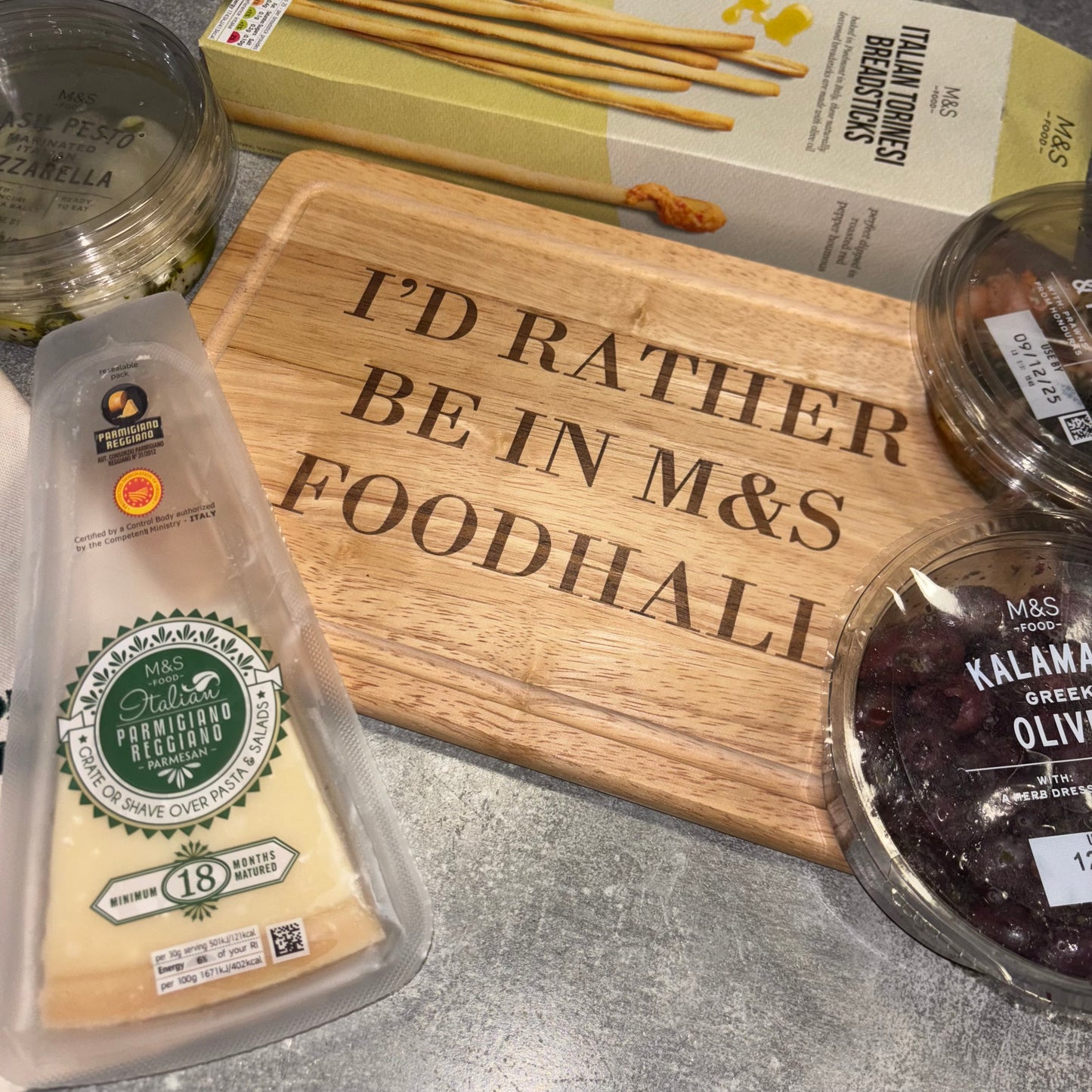 I’d rather be in M&S foodhall chopping / snackboard