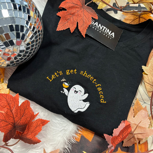 Let’s get sheet-faced embroidered fun baby tee or unisex tee