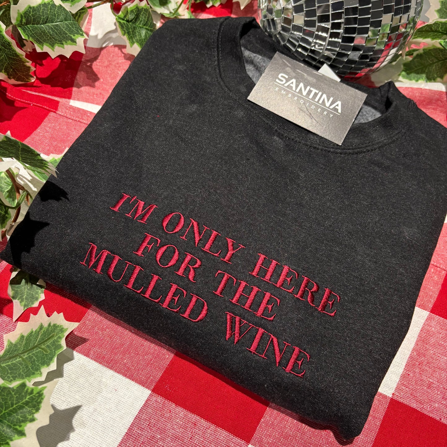 I’m only here for the … custom Christmas sweater or hoodie 🎄