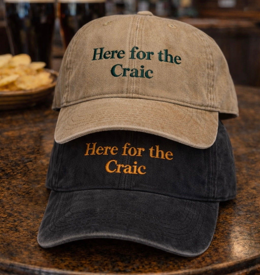 Here for the Craic ☘️ cap