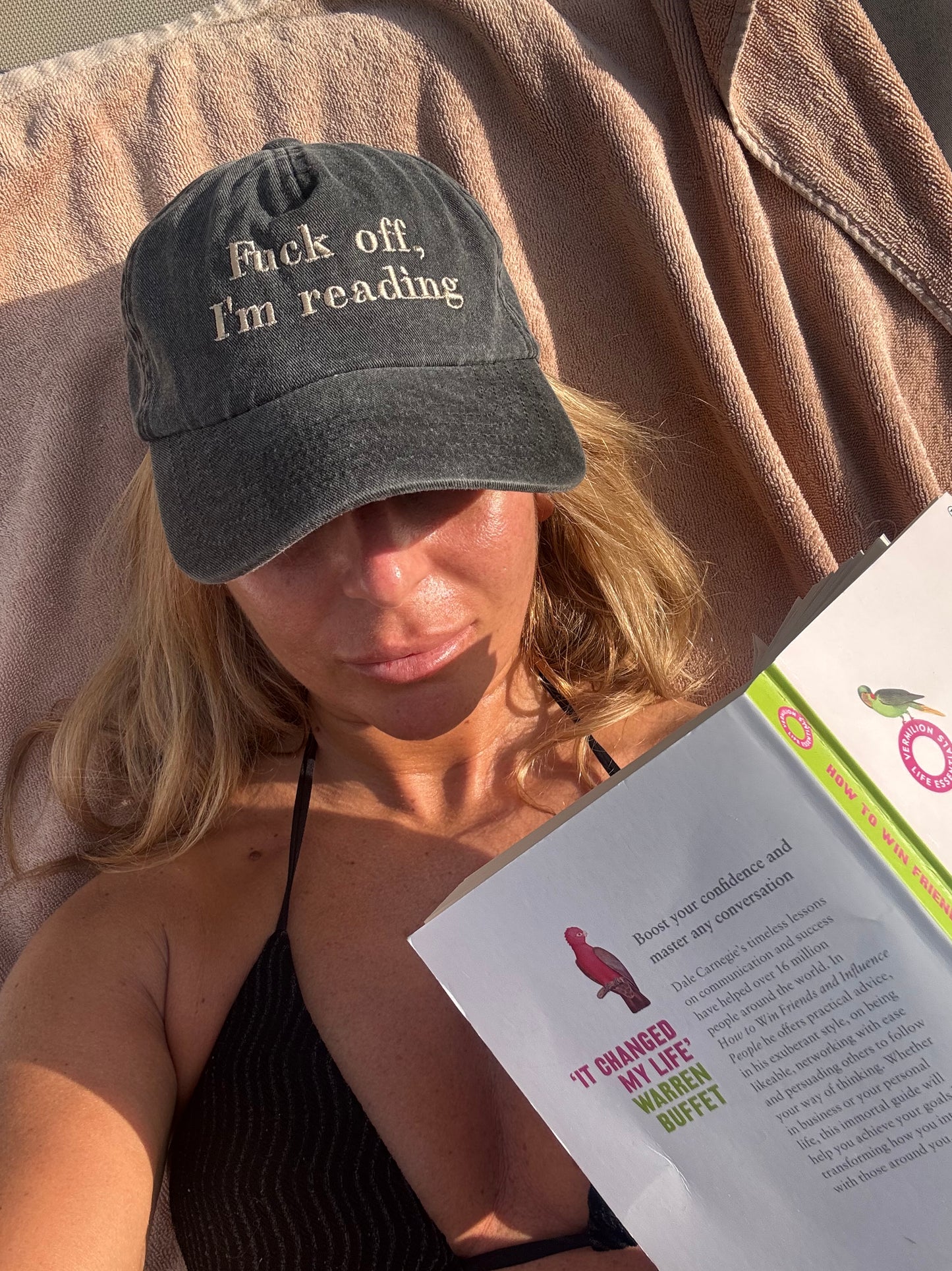 F*ck off, I’m reading cap