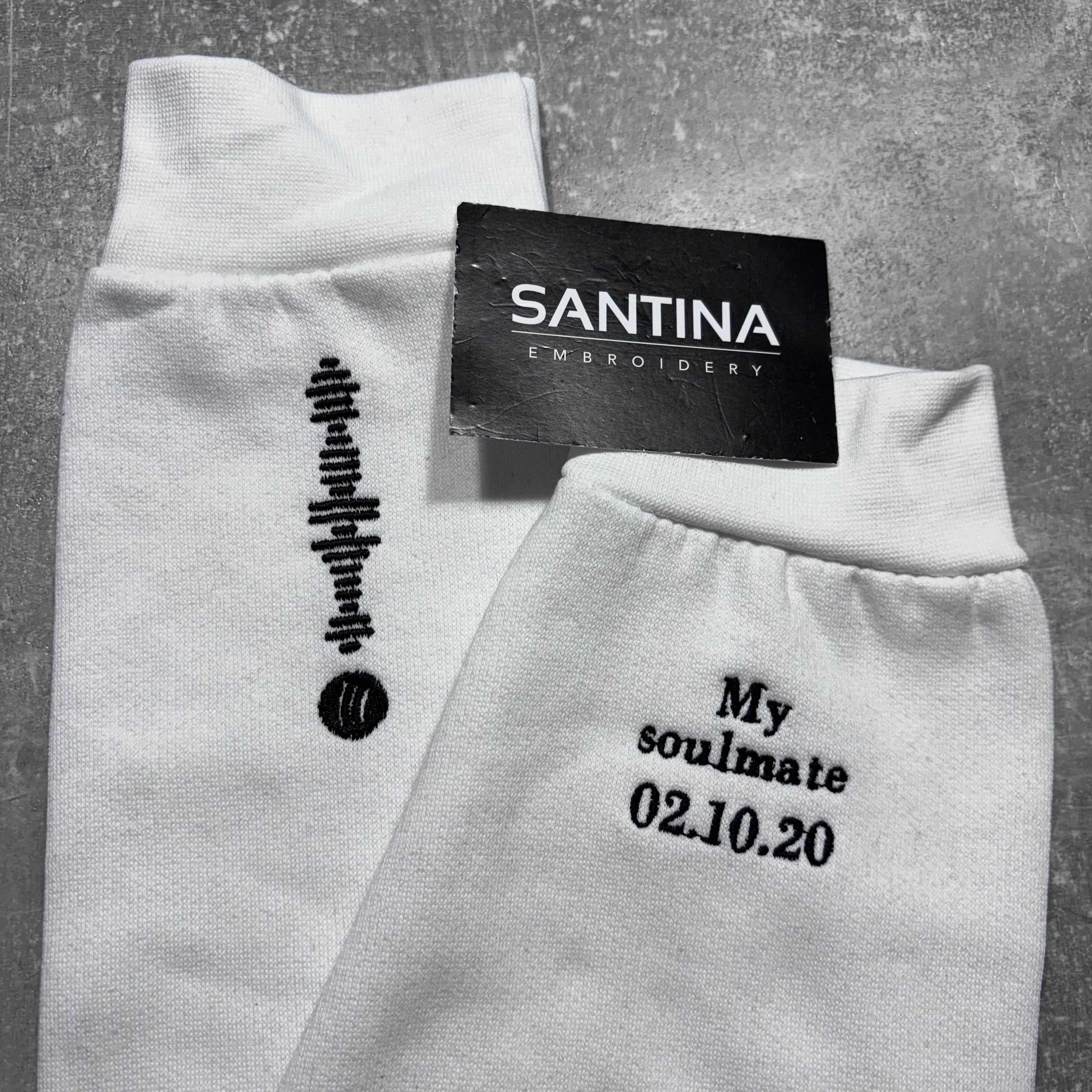 Spotify memorable song embroidered sweatshirt hoodie Santina Embroidery