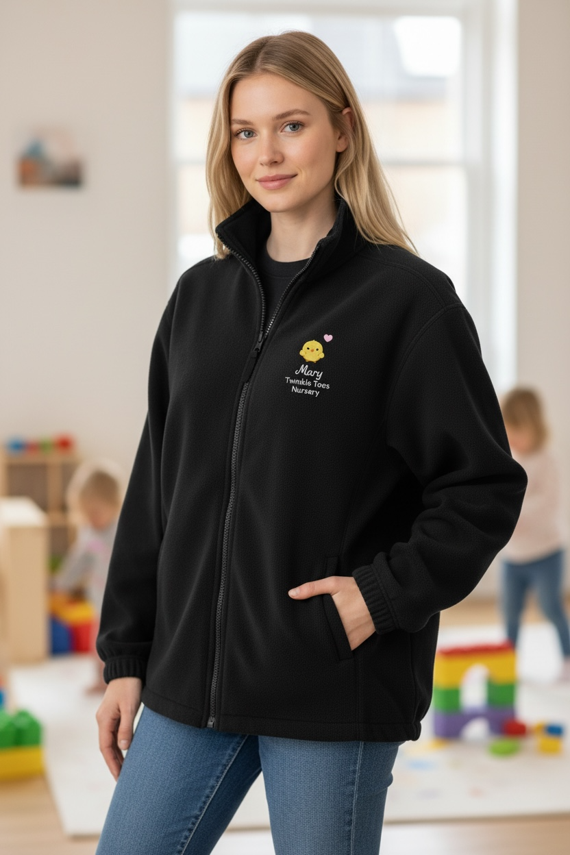 Cute Animal health worker / teacher UNISEX personalised fleece
