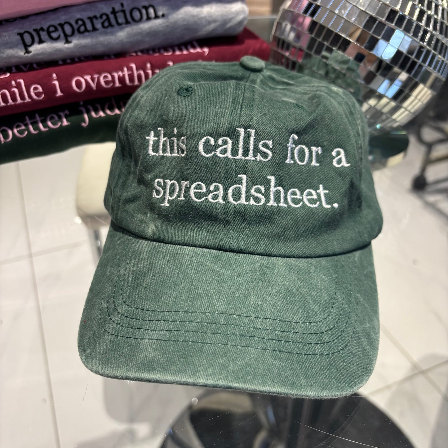 This calls for a spreadsheet, cap.