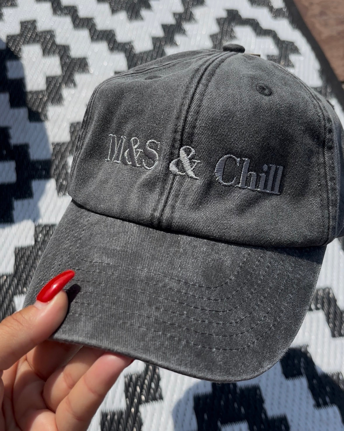 M&S & chill.. embroidered cap