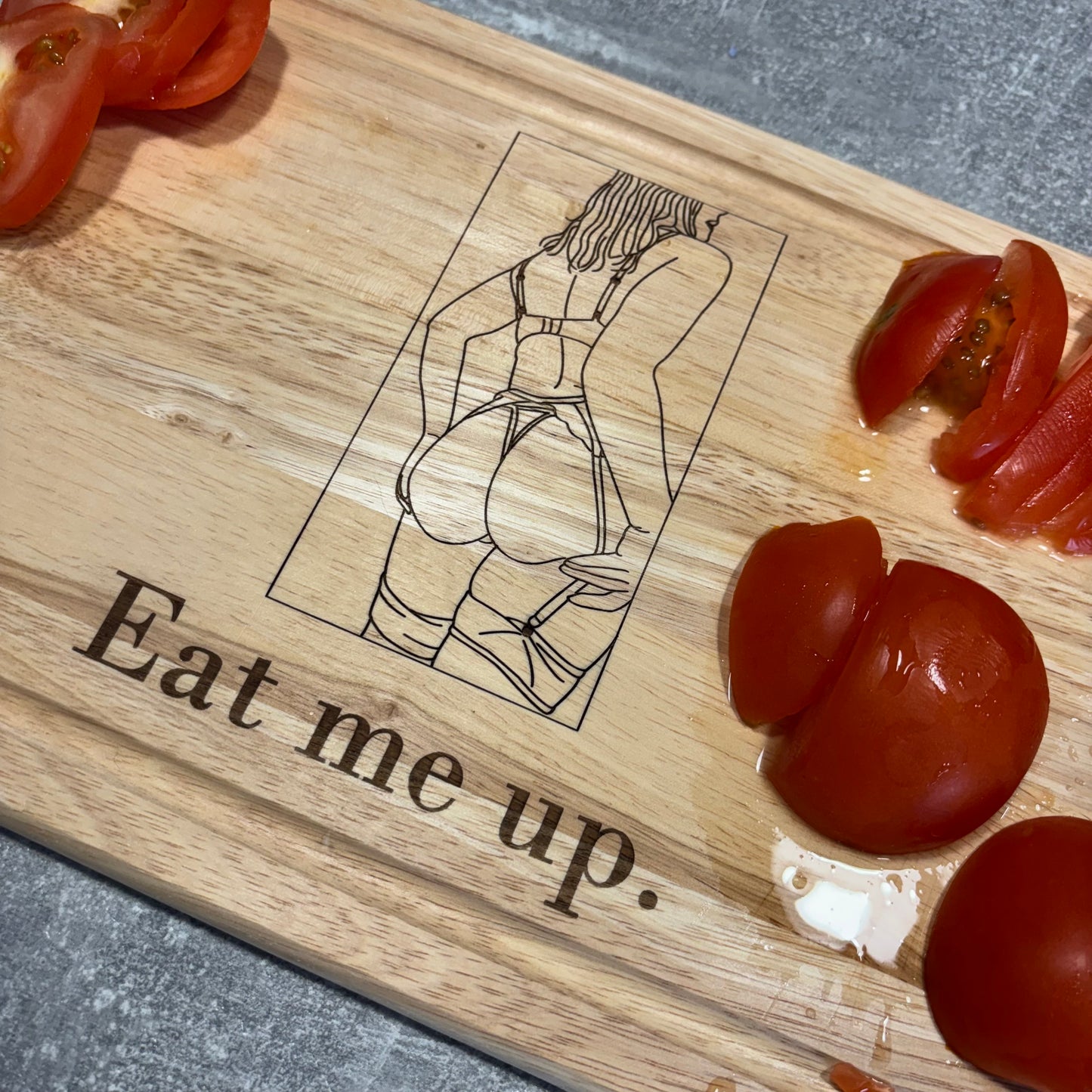 Spicy engraved cheese/charcuterie board 🌶️