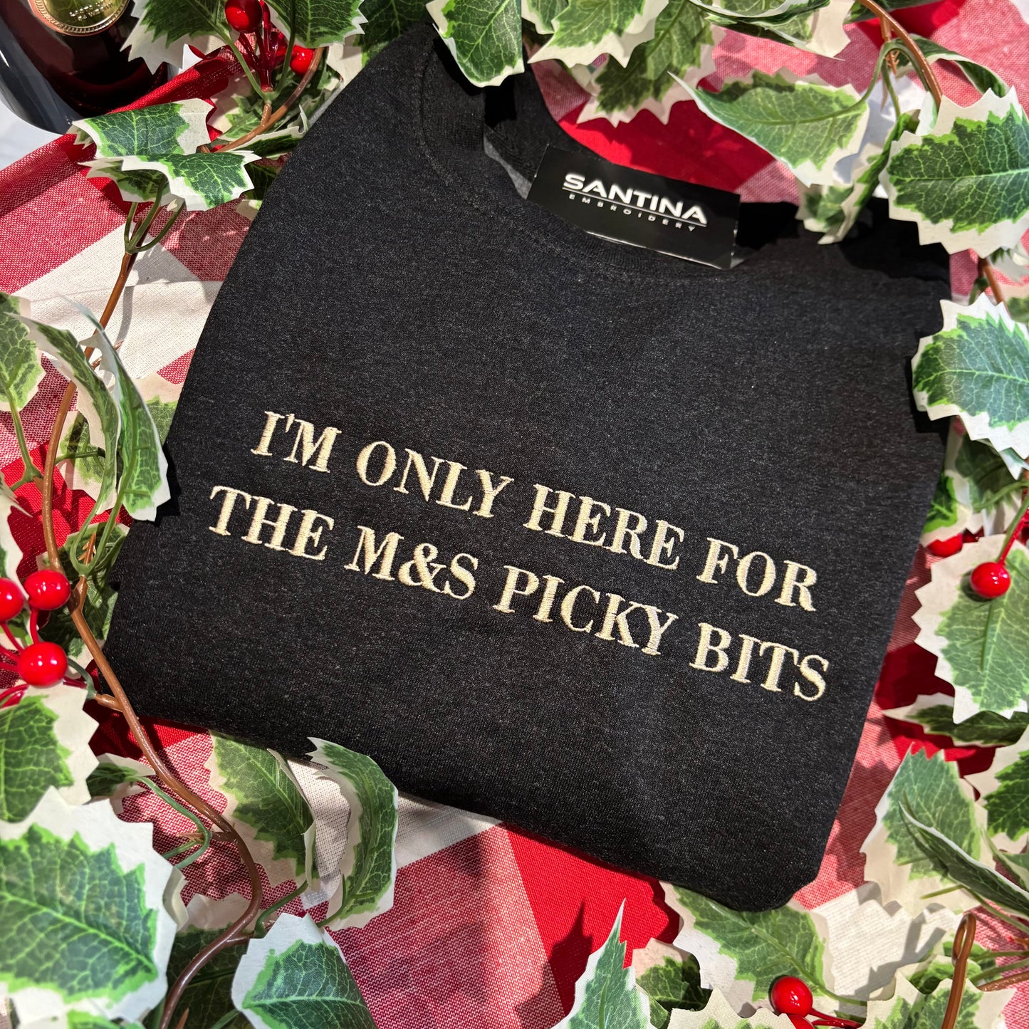 I’m only here for the … custom Christmas sweater or hoodie 🎄