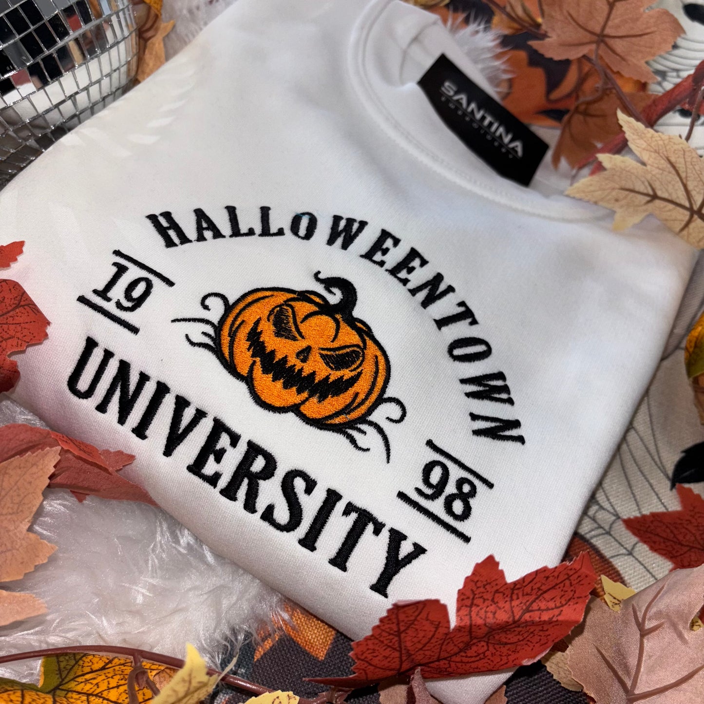 Halloweentown university embroidered tee sweater or hoodie 🦇