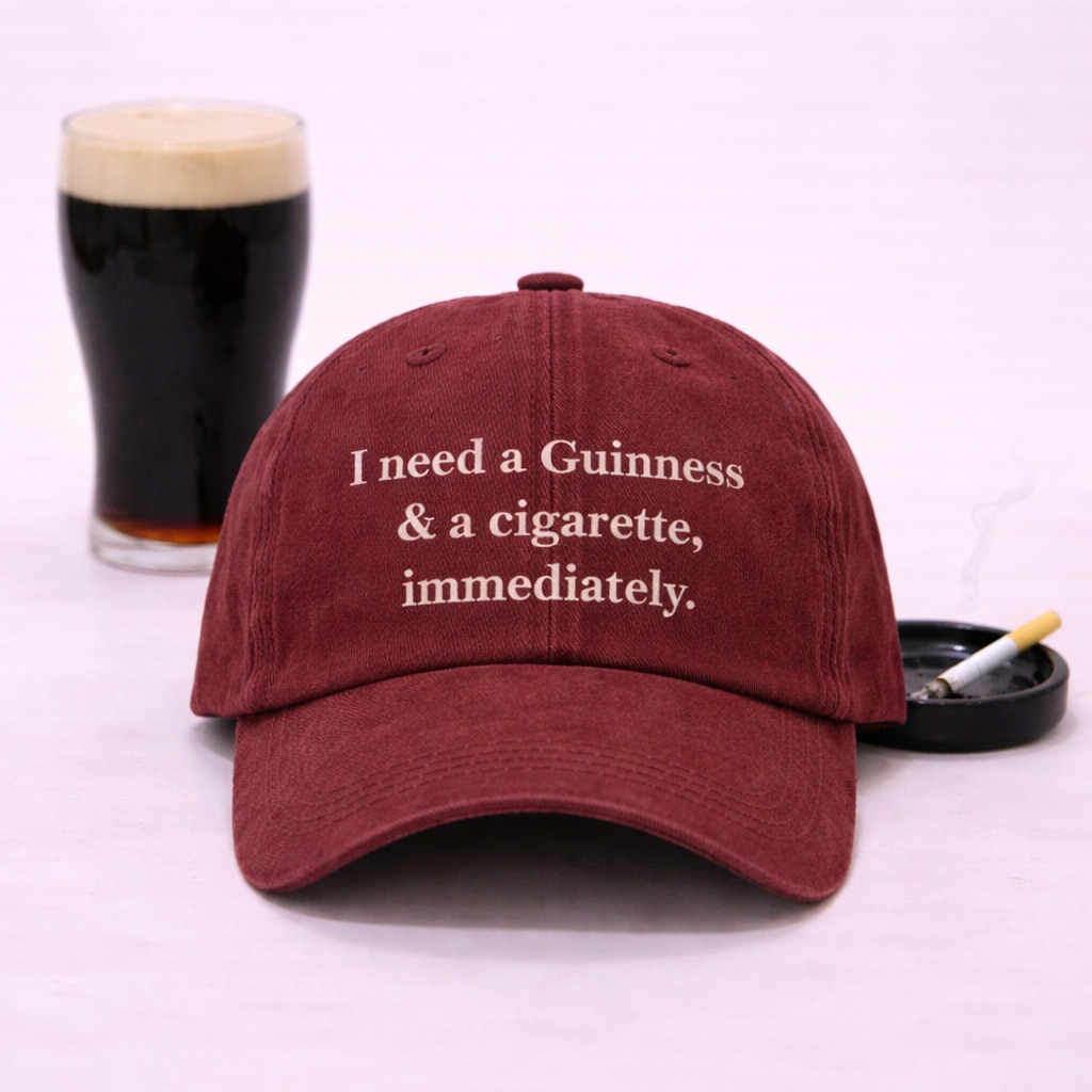 I need a (custom drink) & a cigarette, immediately cap  🥂 🚬