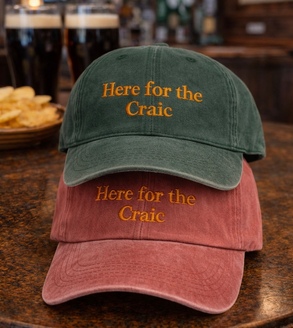 Here for the Craic ☘️ cap
