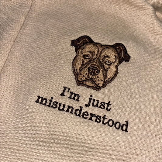 XL BULLY 'Misunderstood' sweatshirt or hoodie