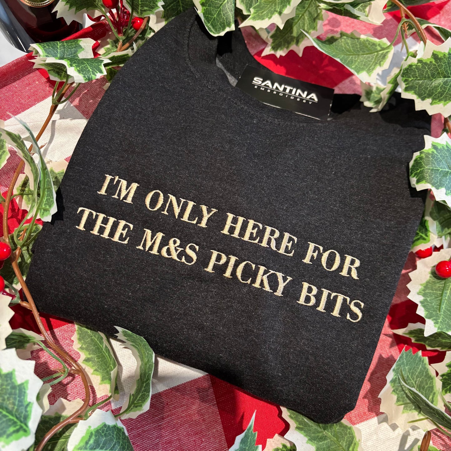 I’m only here for the … custom Christmas sweater or hoodie 🎄