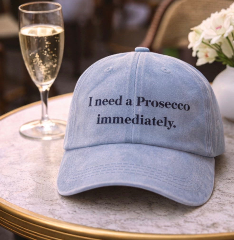 I need a (custom drink), immediately cap  🥂