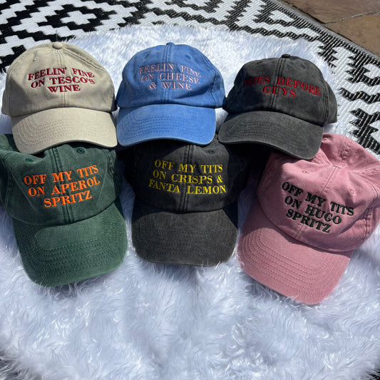 Custom caps with your unique slogan