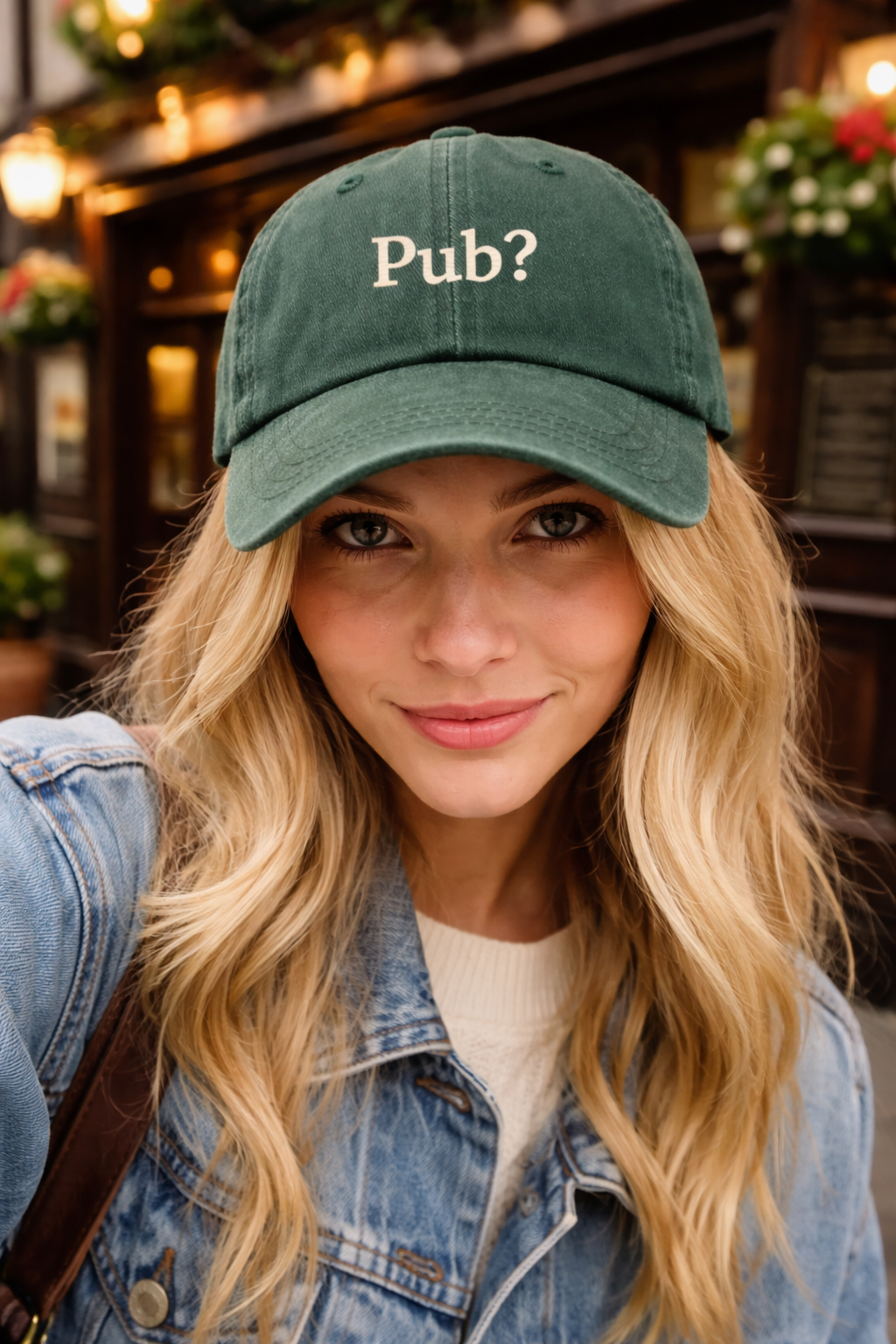 Pub? British humour cap