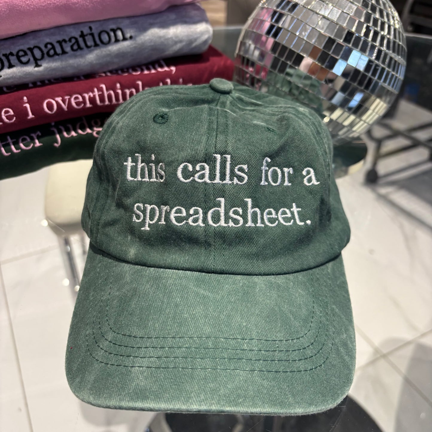 This calls for a spreadsheet, cap.
