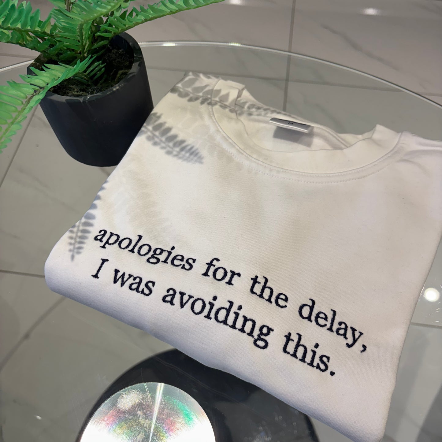 Apologies for the delay, I was avoiding this. Tee / sweater / hoodie