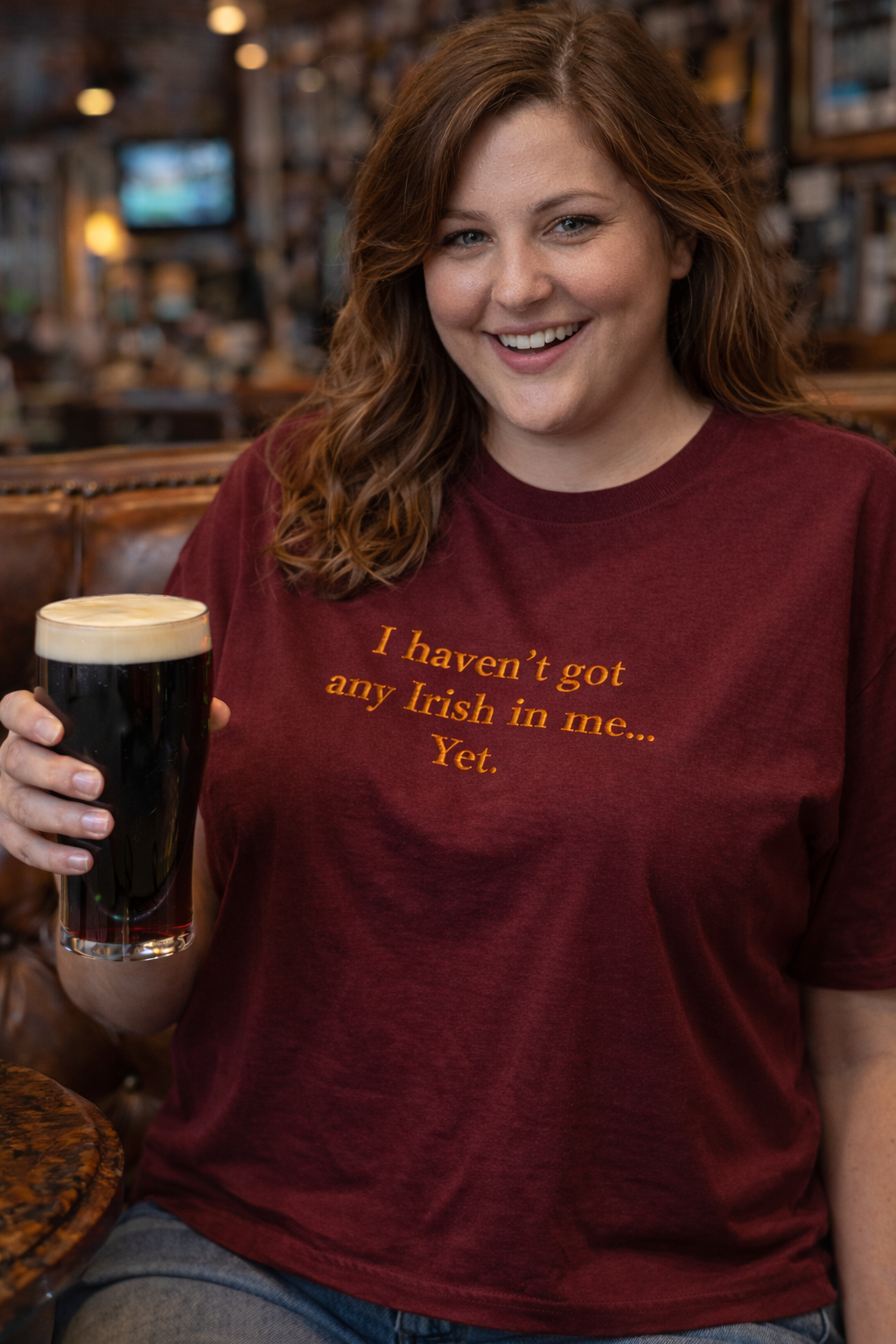 I haven't got any Irish in me, Yet. 😉 ☘️ Cropped or unisex tee.