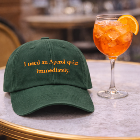 I need a (custom drink), immediately cap  🥂