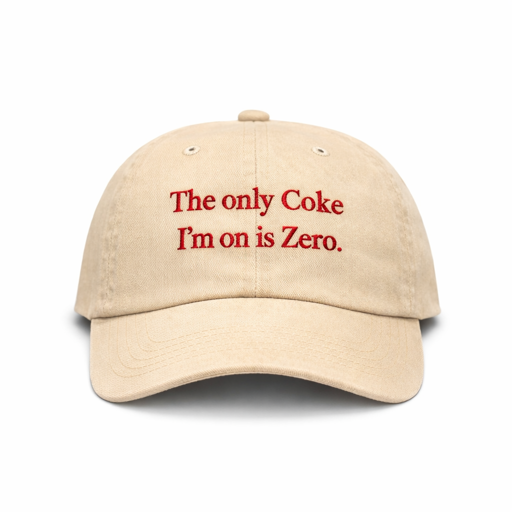 The only Coke I’m on is Zero (or Diet) cap 🥤