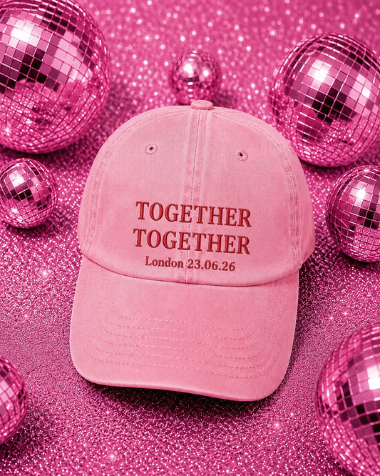 Together together personalised location & date cap