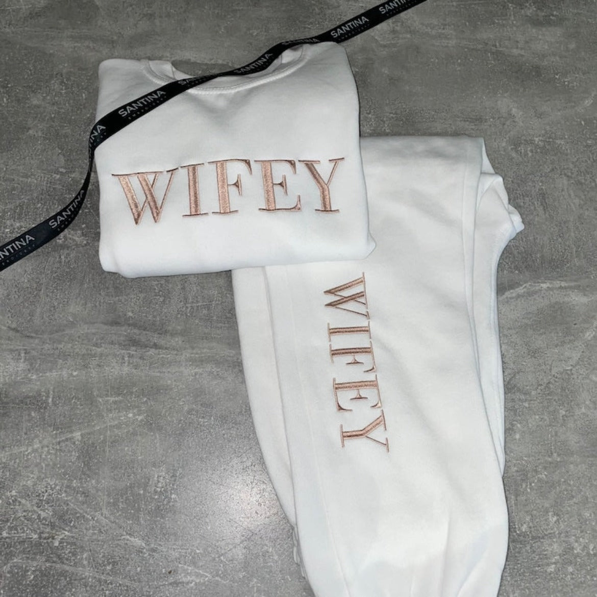 Personalized Bride and Wifey Wedding Tracksuits