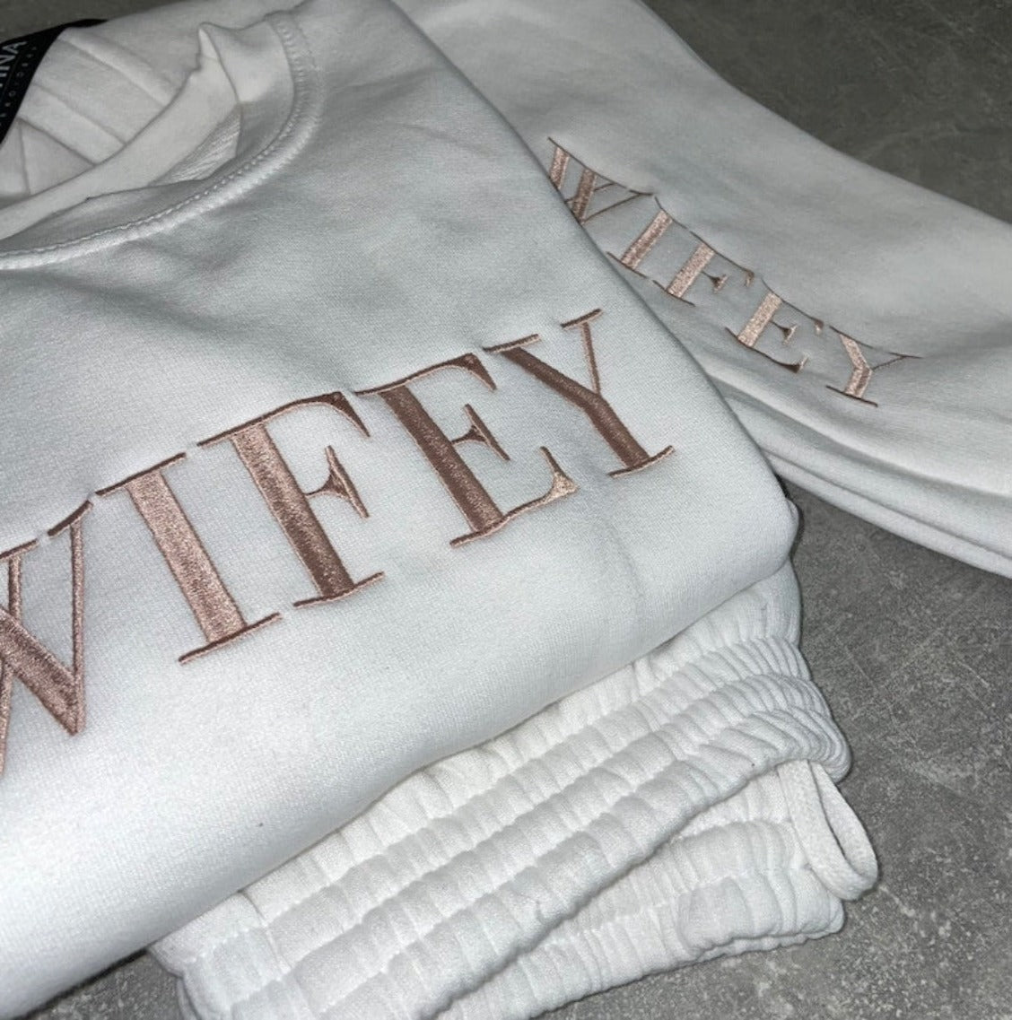 Personalized Bride and Wifey Wedding Tracksuits